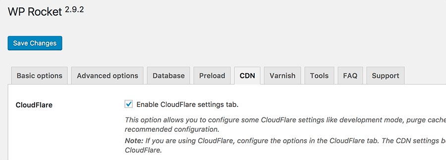 Enable Cloudflare